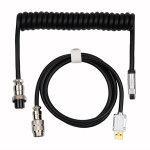 Durable Coiled Printer Cable